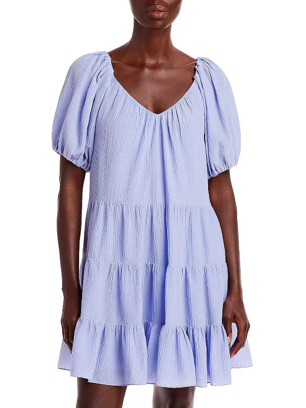 Sustainable Women's Clothes Chic Style, Always In Vogue Womens Sundress Tiered Mini Dress Sustainable Women's Clothes Chic Style, Always In Vogue Womens Sundress Tiered Mini Dress