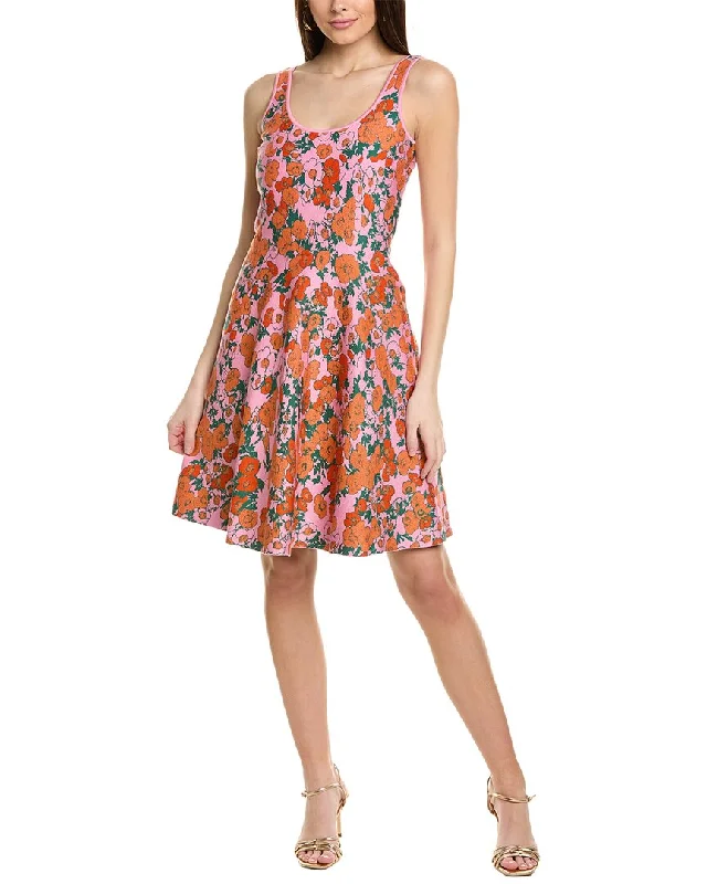 Women's Active Clothing Special Occasion Wear Carolina Herrera Scoop Neck Fit & Flare Silk-Blend Mini Dress Women's Active Clothing Special Occasion Wear Carolina Herrera Scoop Neck Fit & Flare Silk-Blend Mini Dress