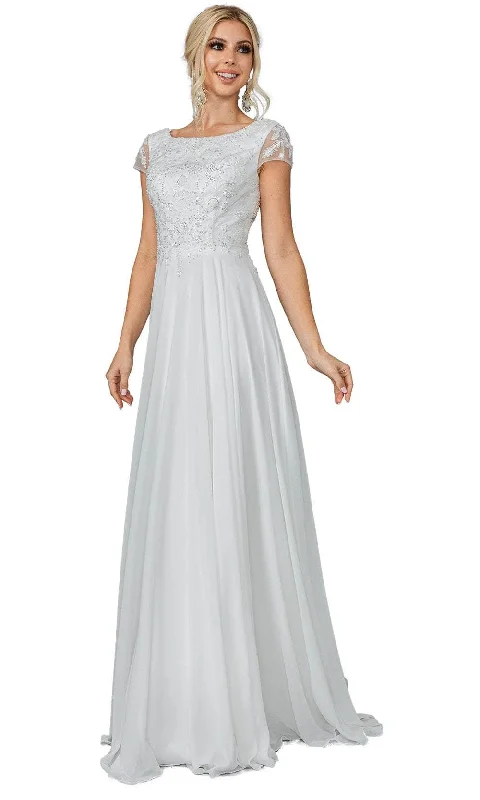 Women's Formal Event Clothing Buy More, Save More Dancing Queen 0190 - Sequin Embellished Bateau Neck Wedding Gown Women's Formal Event Clothing Buy More, Save More Dancing Queen 0190 - Sequin Embellished Bateau Neck Wedding Gown