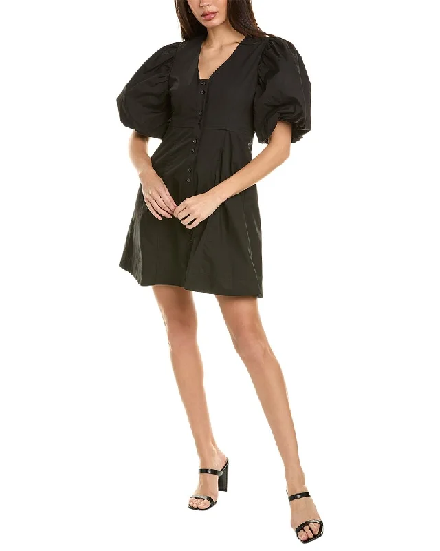 Women's Transitional Garments Grab Romantic Date - Night Styles Now Endless Rose Buttons Detail Mini Dress Women's Transitional Garments Grab Romantic Date - Night Styles Now Endless Rose Buttons Detail Mini Dress