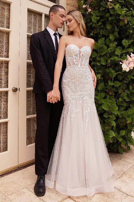 Women's Functional Outfit For Outdoor Activities Cool Prices Ladivine CB126W - Embellished Mermaid Bridal Gown Women's Functional Outfit For Outdoor Activities Cool Prices Ladivine CB126W - Embellished Mermaid Bridal Gown