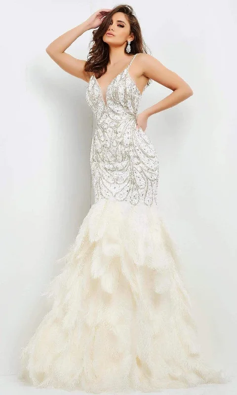 Women's Activewear Garments Chic Outfits Jovani - 04625 Jeweled Tier-Ornate Simple Prom Dress Women's Activewear Garments Chic Outfits Jovani - 04625 Jeweled Tier-Ornate Simple Prom Dress