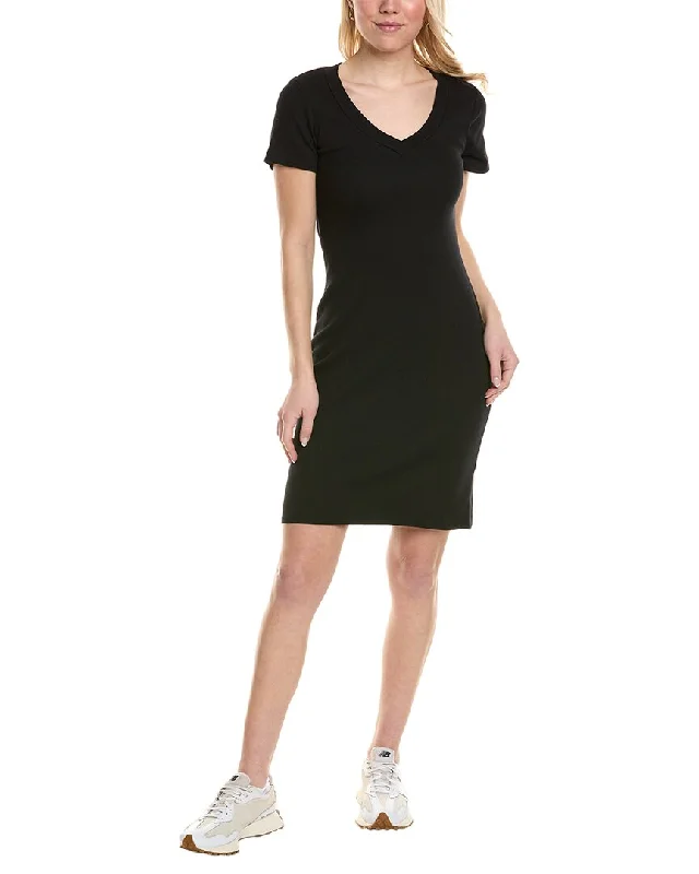 Women's Relaxed Clothes Style Redefined Stateside Rib Open Back Mini Dress