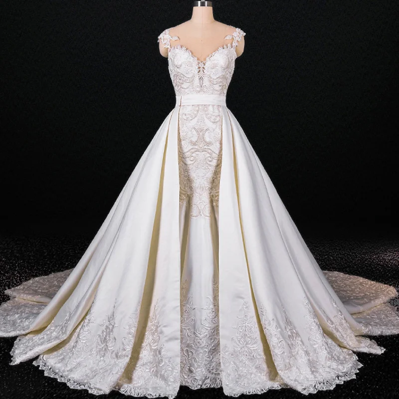 Affordable Women's Clothes Exquisite Craftsmanship Convertible Wedding Dresses Bridal Gowns Two In One Affordable Women's Clothes Exquisite Craftsmanship Convertible Wedding Dresses Bridal Gowns Two In One
