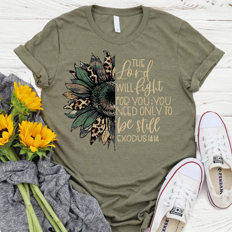 Chic Clothing For Women Tropical Island - Inspired Attire The Lord Will Fight for You Tee Chic Clothing For Women Tropical Island - Inspired Attire The Lord Will Fight for You Tee