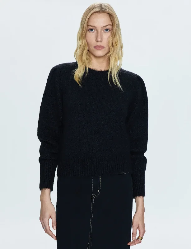 Women's Clothes Refined Simplicity Colette Sweater, Noir