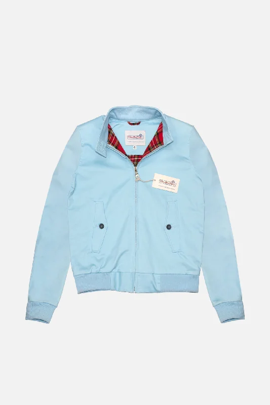 Trendy Athleisure Clothing For Women Find Your Unique Flair Modfather Clothing - Women's Sky Blue - Harrington Jacket Trendy Athleisure Clothing For Women Find Your Unique Flair Modfather Clothing - Women's Sky Blue - Harrington Jacket