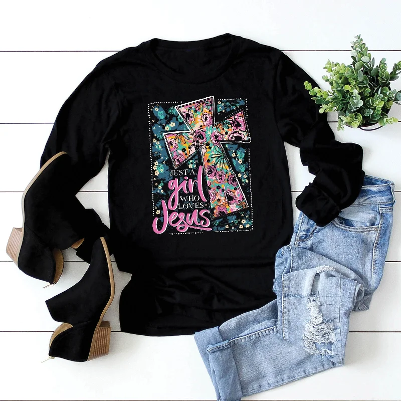Casual Clothing For Women Boho - Chic Festival - Ready Style Just A Girl Who Long Sleeve Casual Clothing For Women Boho - Chic Festival - Ready Style Just A Girl Who Long Sleeve