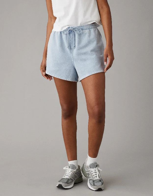 Women's Comfortable Apparel Fashion-Forward Outfits AE Fleece Baggy Sweat Short