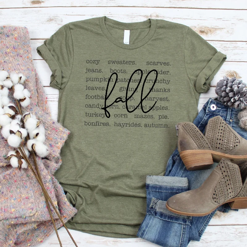 Women's Clothing For Holiday Travel Holiday Sale Fall Tee (Copy)