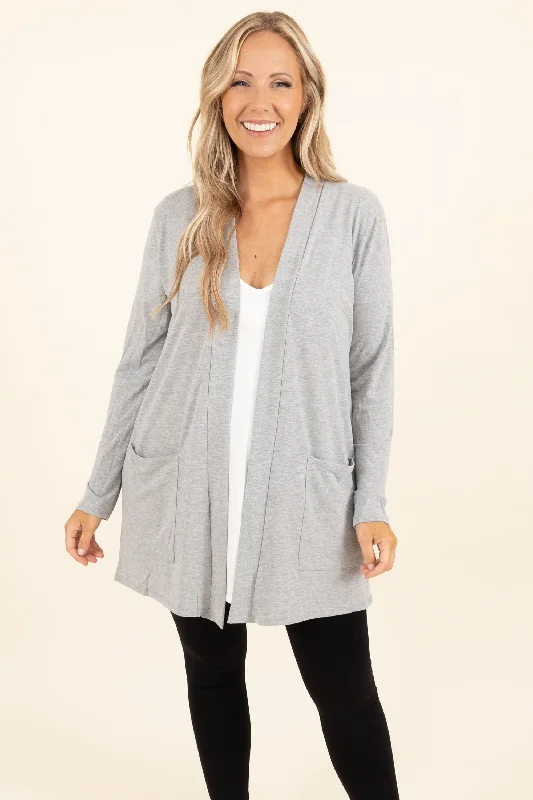 Women's Outerwear Apparel Formal Outfit Kindness and Compassion Cardigan, Dark Heather Grey Women's Outerwear Apparel Formal Outfit Kindness and Compassion Cardigan, Dark Heather Grey