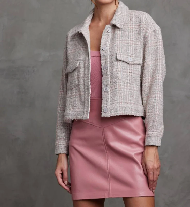 Women's Evening Attire Latest Fashion Bowen Jacket In Soft Rose