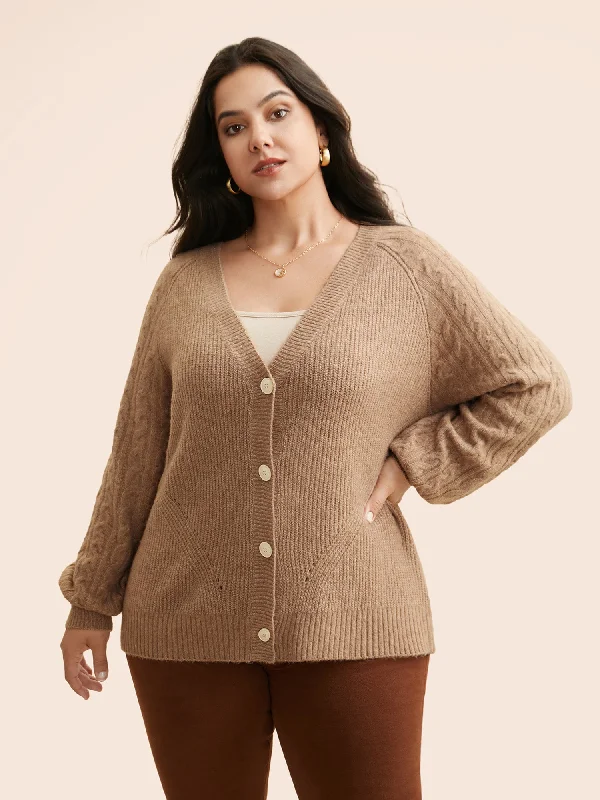 Women's Professional Outfit Big Savings Air Cozy Cable Knit Cardigan