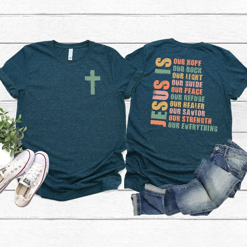 Women's Functional Outfit For Outdoor Activities Exclusive Sale Jesus Is Tee