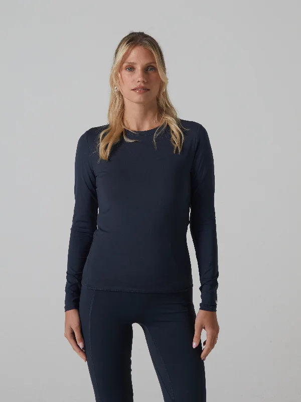 Formal Garments For Women Trendy Clothing Sale Thalia Long Sleeve Top Deep Graphite
