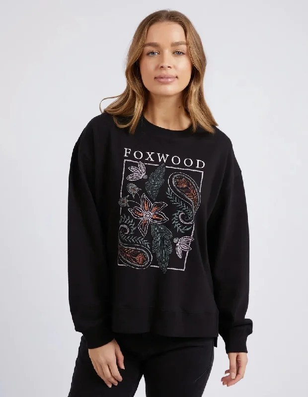 Modern Women's Attire Popular Collection Foxwood Paisley Crew