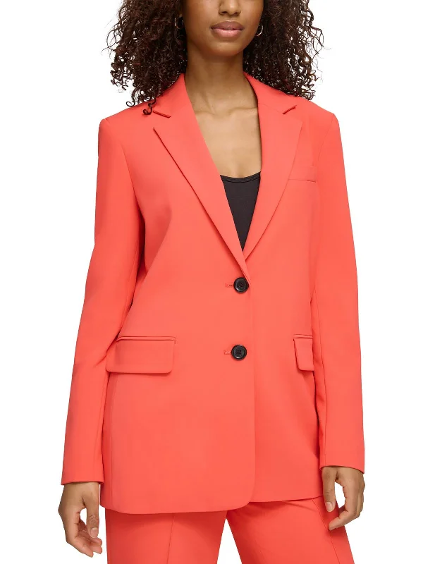 Comfortable Women's Attire Casual Chic Womens Oversized Polyester Two-Button Blazer Comfortable Women's Attire Casual Chic Womens Oversized Polyester Two-Button Blazer