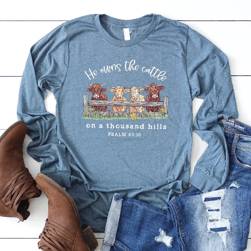 Charming Women's Clothes For Special Events Graceful Drape He Owns the Cattle Long Sleeve
