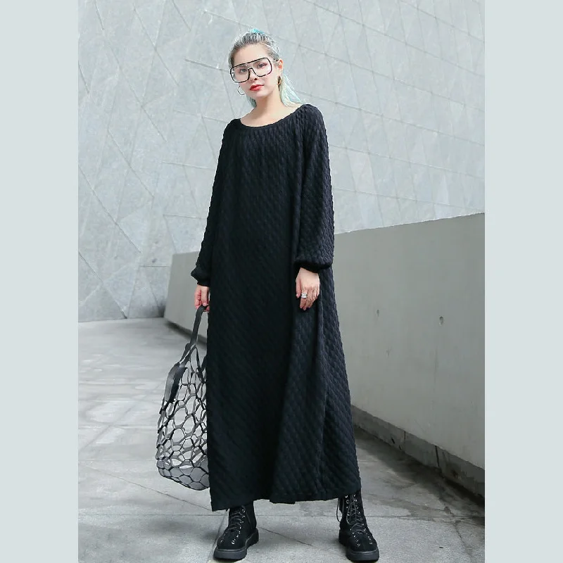 Women's Holiday Apparel Limited Time chunky black knit dress oversize O neck long knit sweaters boutique long sleeve long knit sweaters Women's Holiday Apparel Limited Time chunky black knit dress oversize O neck long knit sweaters boutique long sleeve long knit sweaters