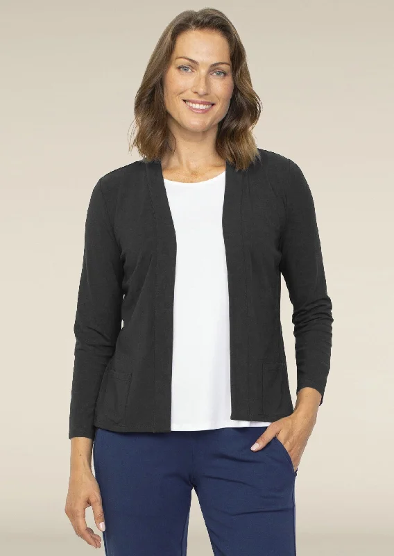Women's Evening Attire Valentine's Special Habitat -  Solid Pleat Back Cardigan -SALE