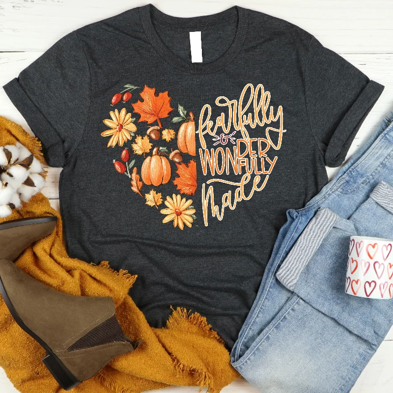 Casual Garments For Women Season Transition Versatile Wear Clearance Fearfully and Wonderfully Made Tee - 5.98 Casual Garments For Women Season Transition Versatile Wear Clearance Fearfully and Wonderfully Made Tee - 5.98