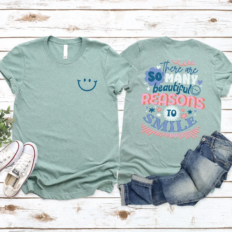 Women's Everyday Attire From Casual To Classy Smile Tee