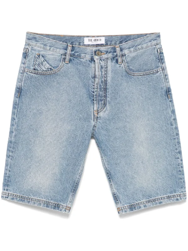 Stylish Women's Garments For Holidays Designer Wear On Sale The Attico Women's Shorts Clear blue
