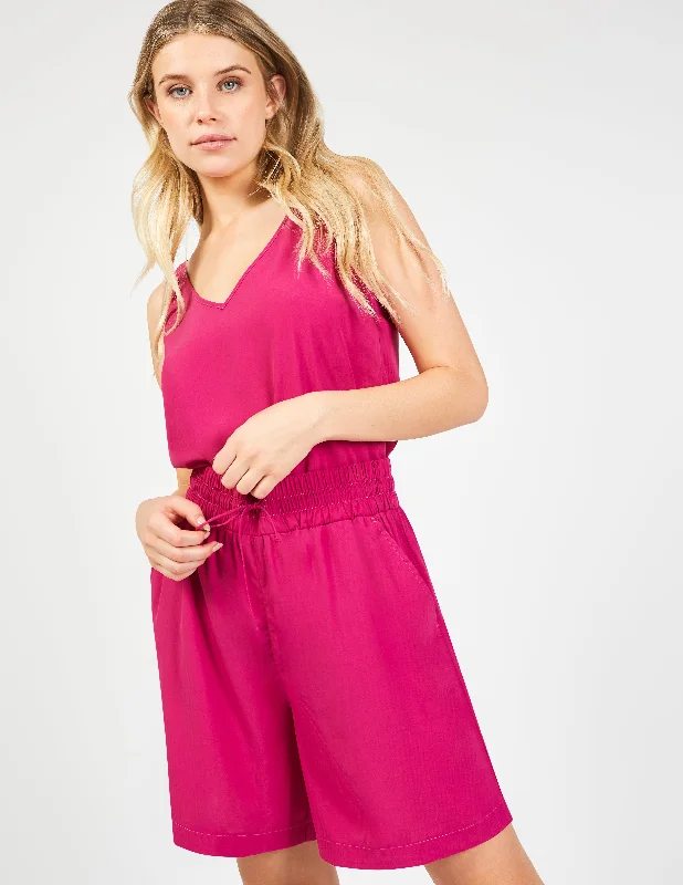 Women's Office Clothing Lightweight Fabric GAZI SHORT