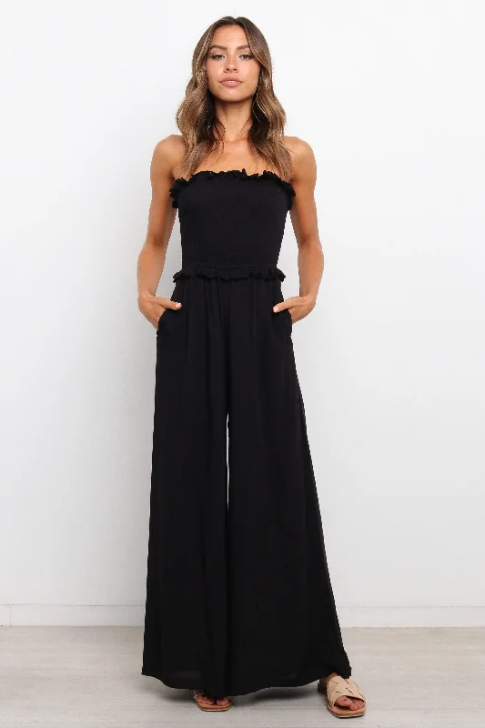 Women's Evening Garments Crazy Discounts, Hurry Up Xander Jumpsuit - Black
