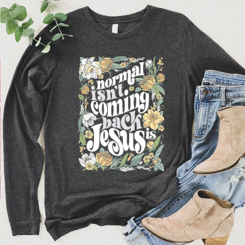 Women's Formal Clothes Artful Design Normal Isn't Coming Back Long Sleeve