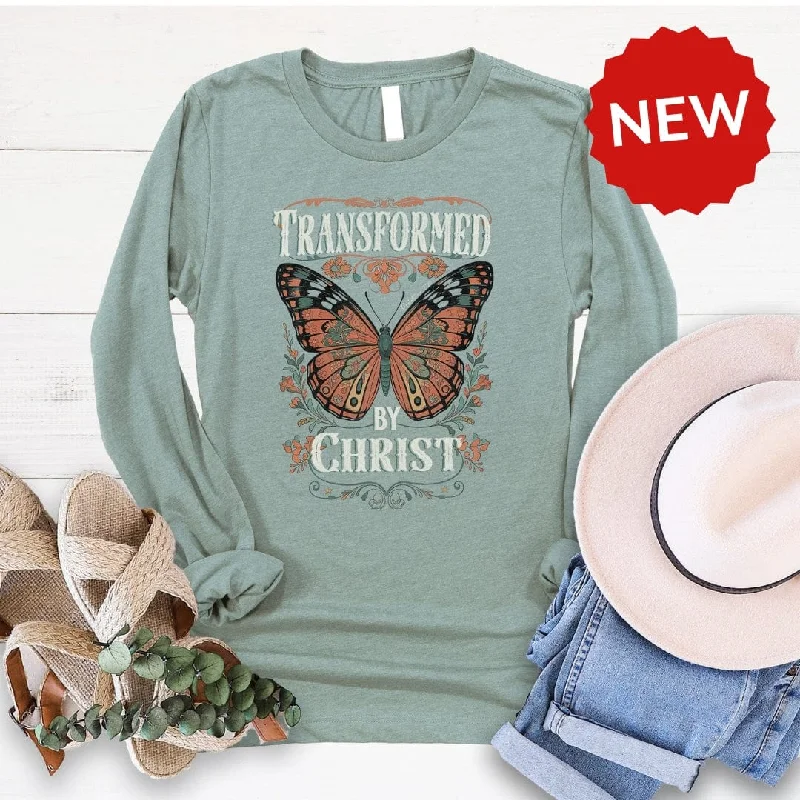Women's Occasion Wear Clothing Father'S Day Deals Transformed By Christ Long Sleeve