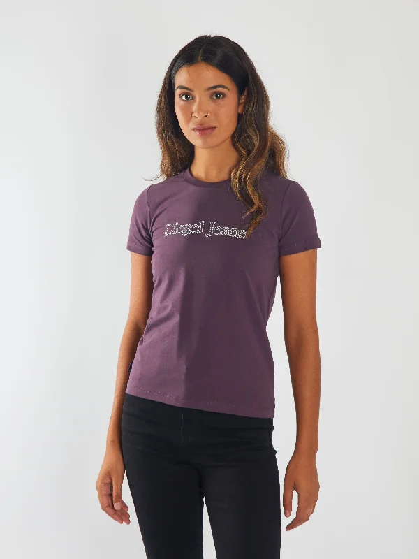 Women's Plus-Size Apparel Comfortable Chic Marlee Tee Plum Perfect