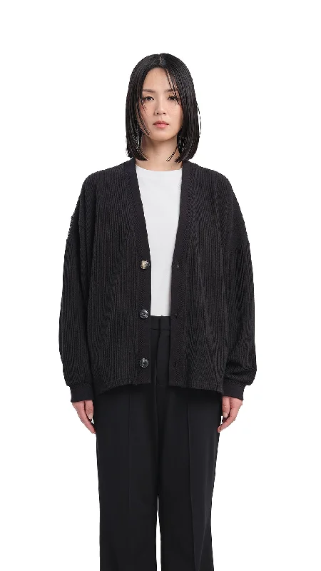 Women's Evening Apparel Subtle Sophistication Oversized Cut Sewn Cardigan