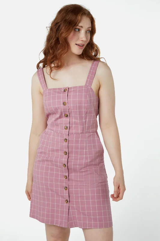 Women's Clothing Apparel Trend Forward Women's Wear Tabitha Check Pinny