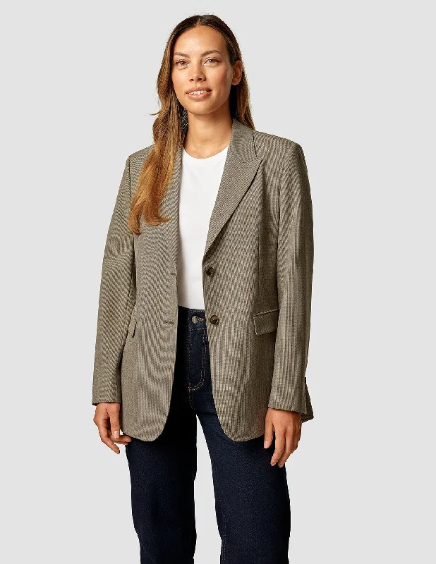Affordable Luxury Women's Garments Modern Romance Essential Blazer Latte