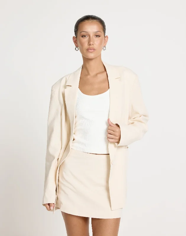 Women's Clothing Sets Discounts On Casual Weekend Styles Bradshaw Blazer (Oat)