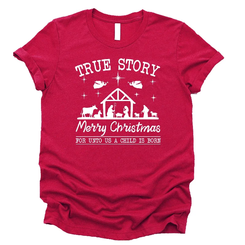 Women's Stylish Casual Garments New Styles Just In True Story Tee