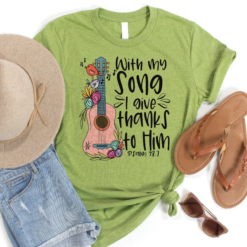 Women's Outdoor Attire Trendy Fashion Sale With My Song Tee