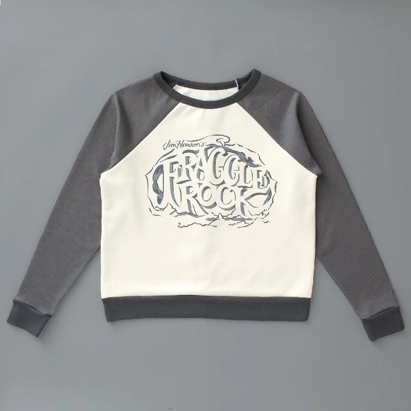 Women's Comfortable Clothes For Weekends Trend Forward Threads Adult Oslo Sweatshirt - Fraggle Rock Logo Grey Women's Comfortable Clothes For Weekends Trend Forward Threads Adult Oslo Sweatshirt - Fraggle Rock Logo Grey