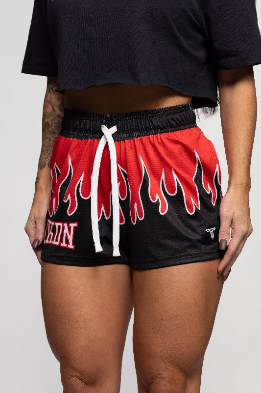 Women's Clothing For Special Occasions Elevated Style Fire FC Women's Gym Short (3" Inseam) - Fire Women's Clothing For Special Occasions Elevated Style Fire FC Women's Gym Short (3" Inseam) - Fire