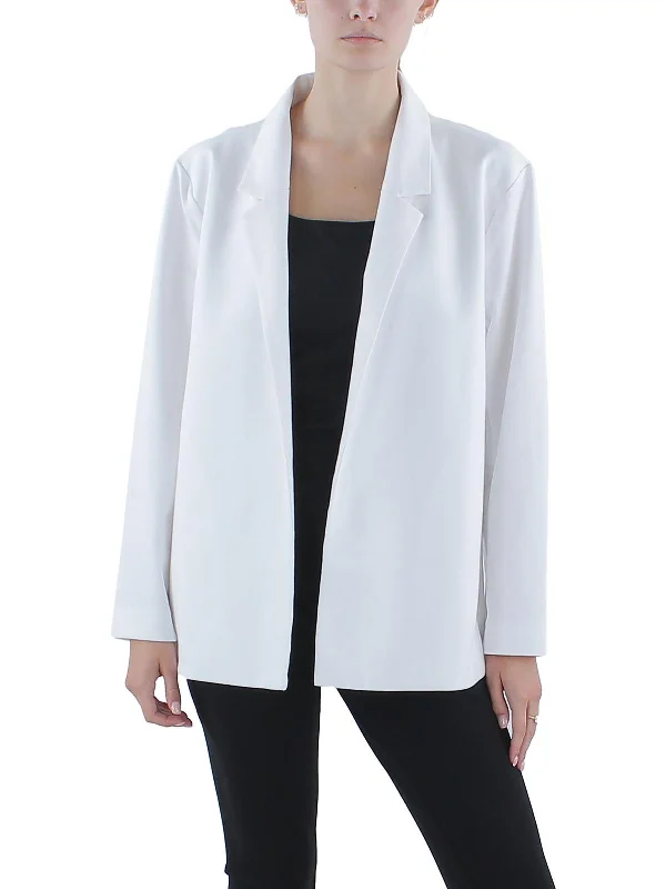 Affordable Women's Attire Save Big Womens Knit Ponte Open-Front Blazer
