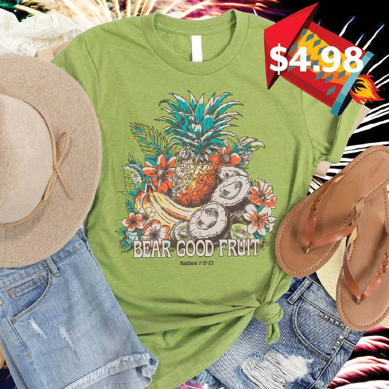 Charming Women's Outfit For Special Occasions Latest Fashion Bear Good Fruit Tee - 4.98