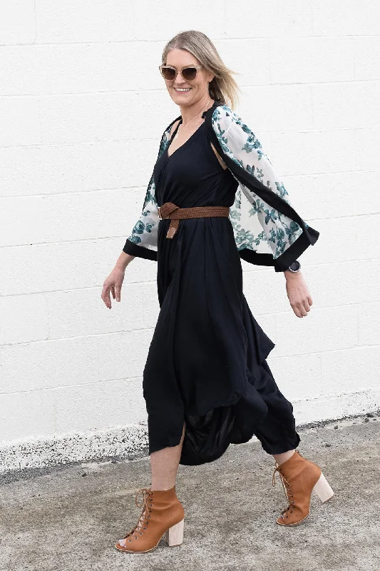 Women's Evening Outfit Evening Looks Black Resort Jumpsuit