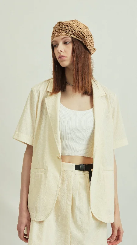 Women's Elegant Apparel Elegant Contour Short Sleeves Blazer