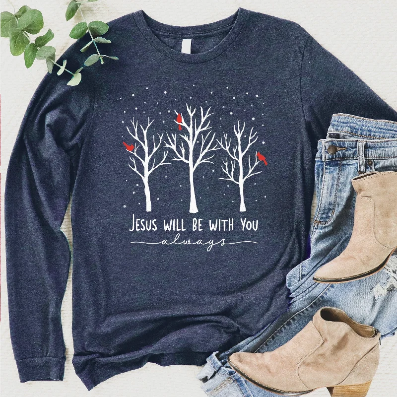 Women's Party Outfit Fashion-Forward Jesus Will Be With You Long Sleeve
