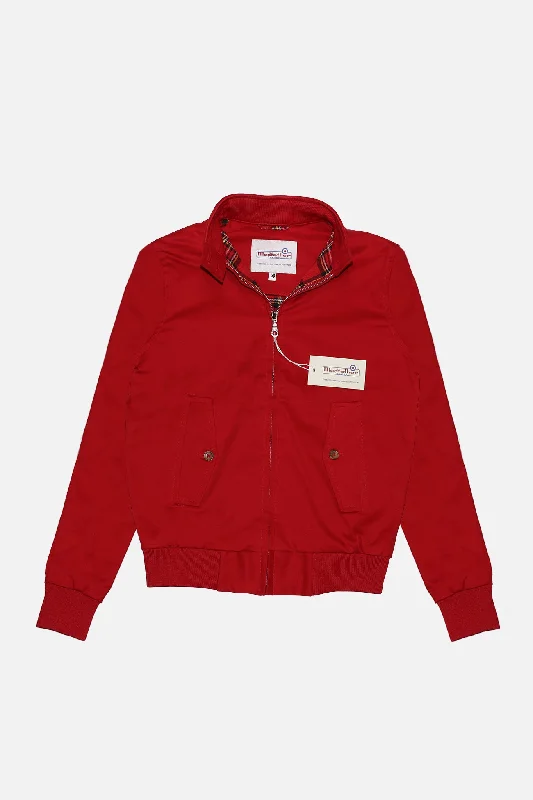 Chic Women's Outfit Exquisite Women's Wear Sale Modfather Clothing - Women's Cherry Red - Harrington Jacket Chic Women's Outfit Exquisite Women's Wear Sale Modfather Clothing - Women's Cherry Red - Harrington Jacket