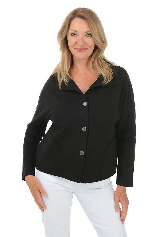 Women's Seasonal Wardrobe Clothing Shop Sales French Terry Curved Pocket Jacket