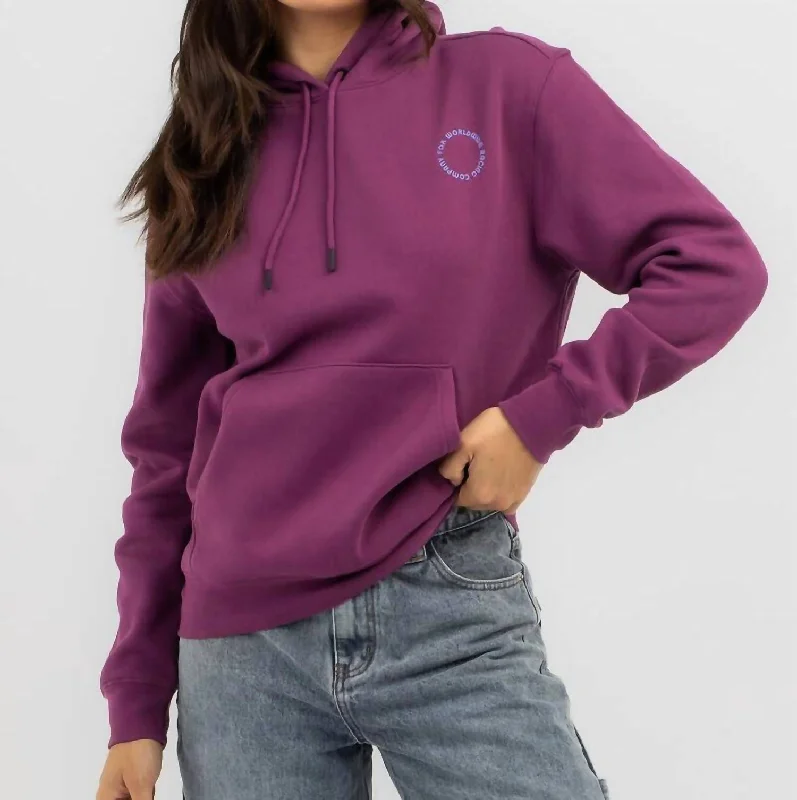 Women's Vintage Attire Stylish Savings Next Level Fleece Pullover Sweatshirt In Sangria Women's Vintage Attire Stylish Savings Next Level Fleece Pullover Sweatshirt In Sangria