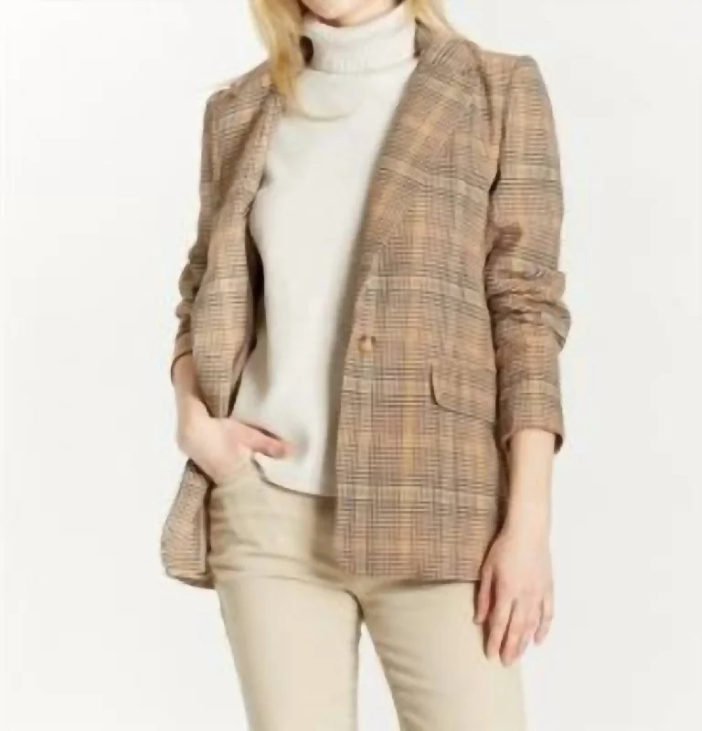 Women's Resort Attire Comfortable Clothes Slim Boyfriend Blazer In Light Sage