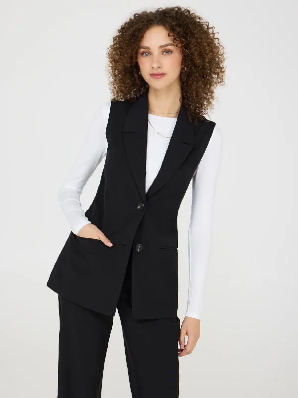 Chic Clothes For Women Save On Classic Elegant Styles Notch Collar 2-Button Vest